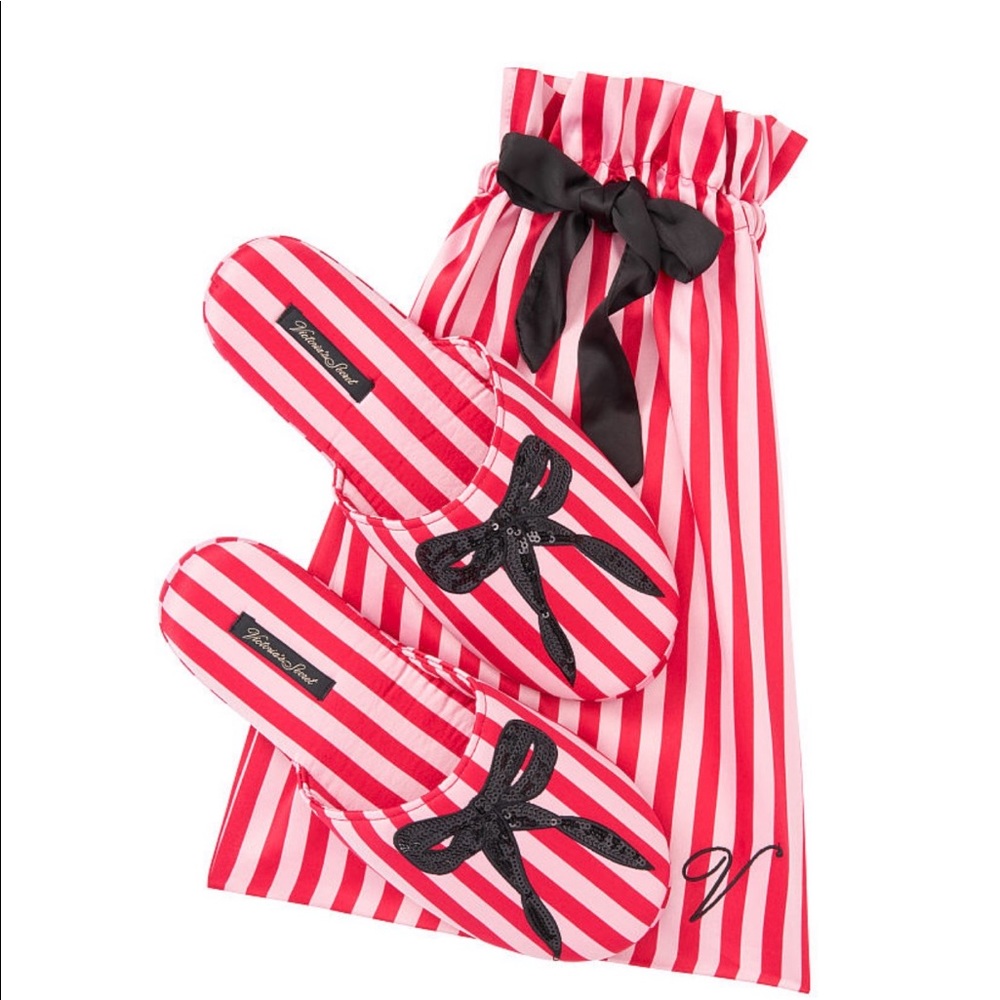 Victoria secret satin slippers